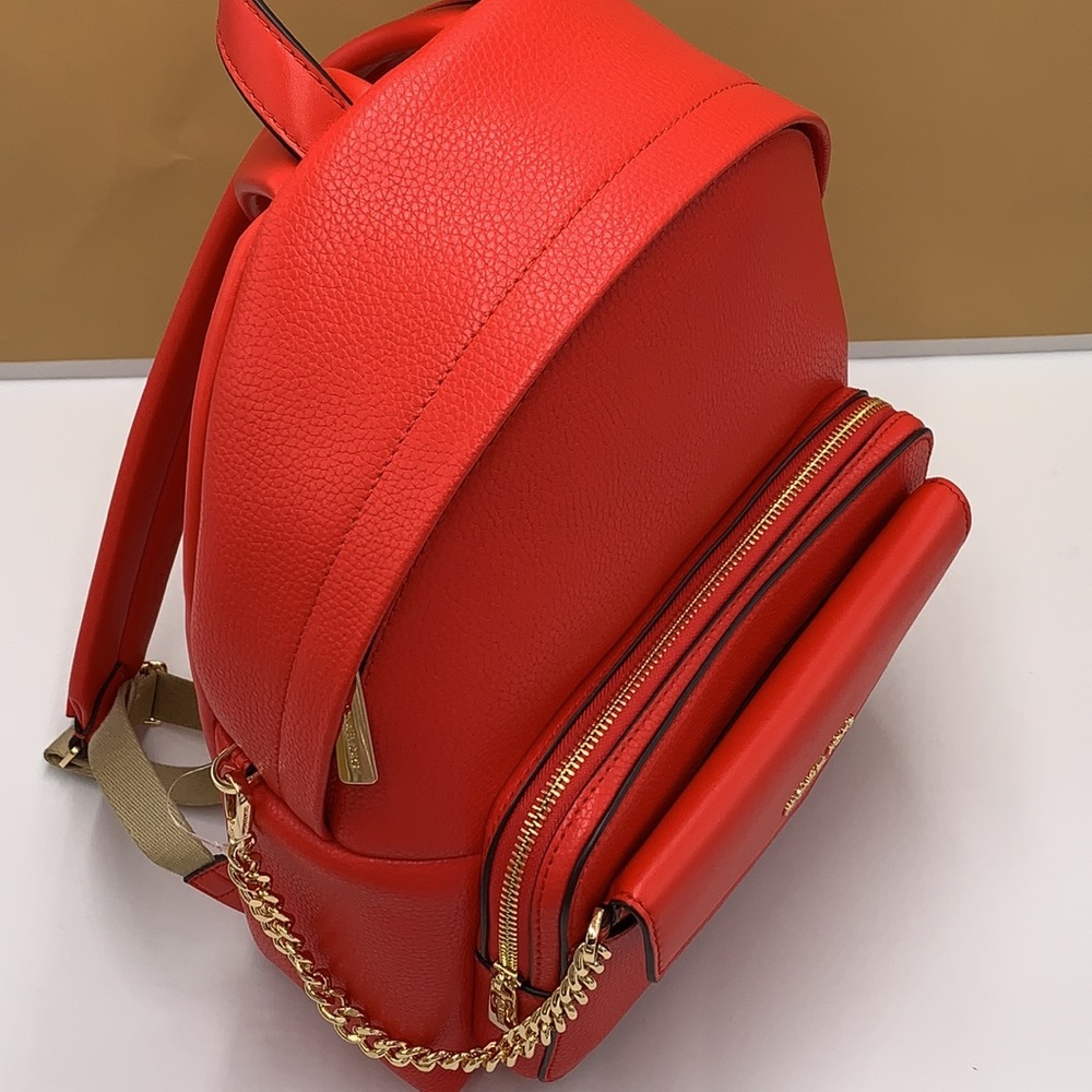 MICHAEL KORS DARK SANGRIA 
Maisie Medium Pebbled Leather 2-in-1 Backpack - Picture 11 of 16